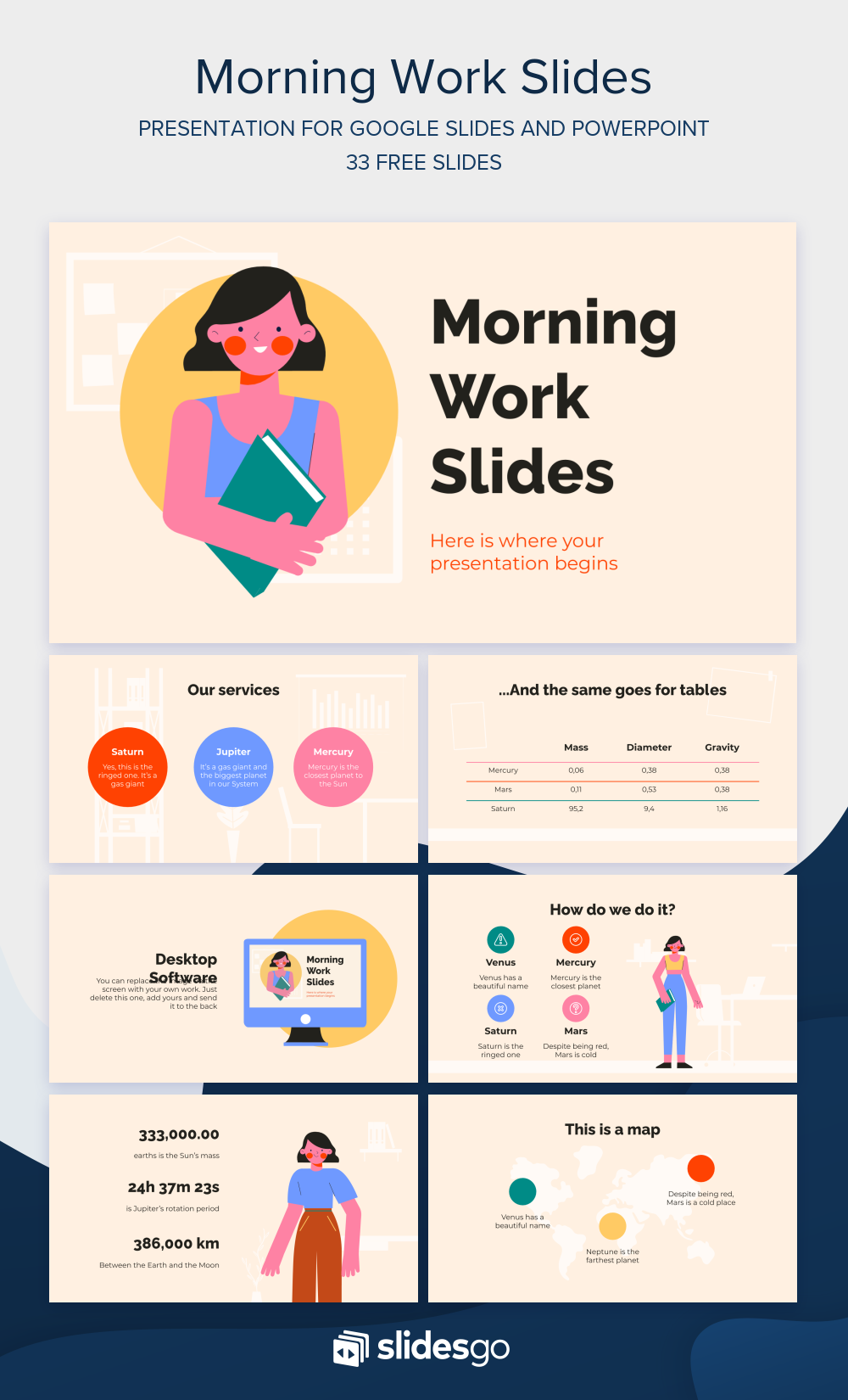 Morning work slides Google Slides & PPT theme