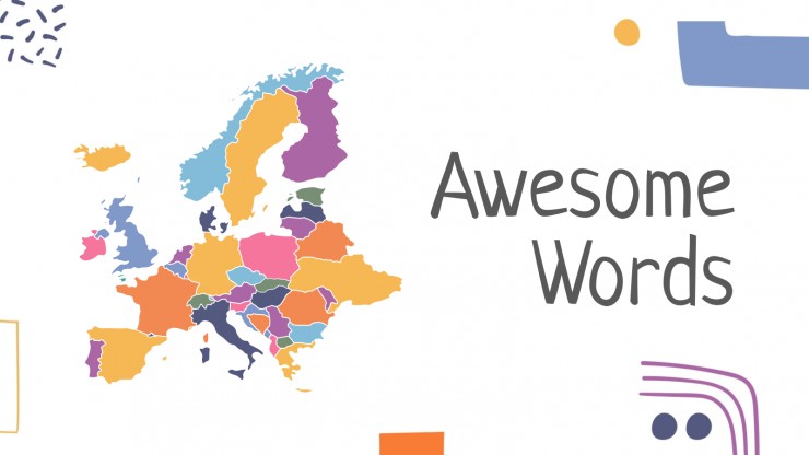 World countries lesson presentation template