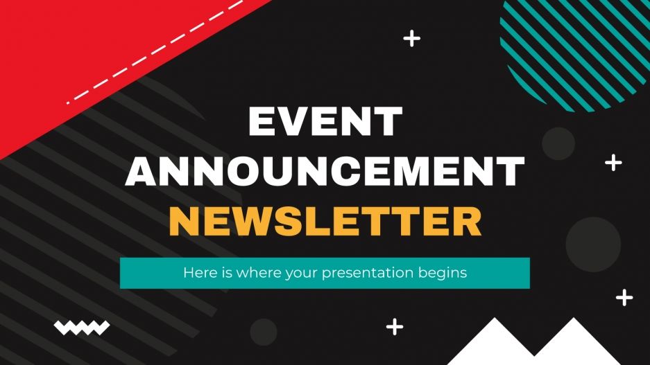 Event Announcement Newsletter Google Slides & PPT template