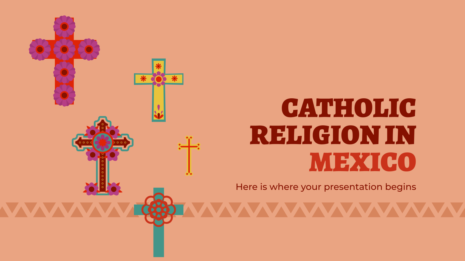 Katholische Religion in Mexiko Präsentationsvorlage