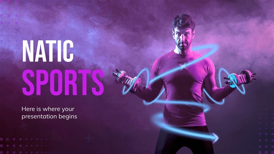 Plan marketing Natic pour le sport Modèles de présentation