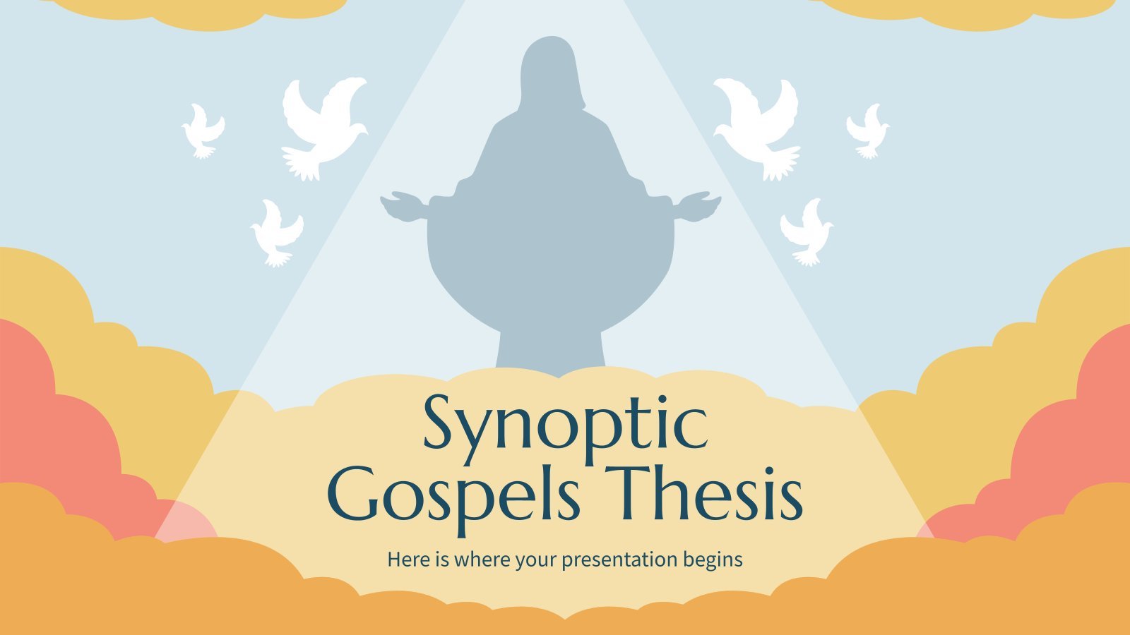 Synoptic Gospels Thesis presentation template 