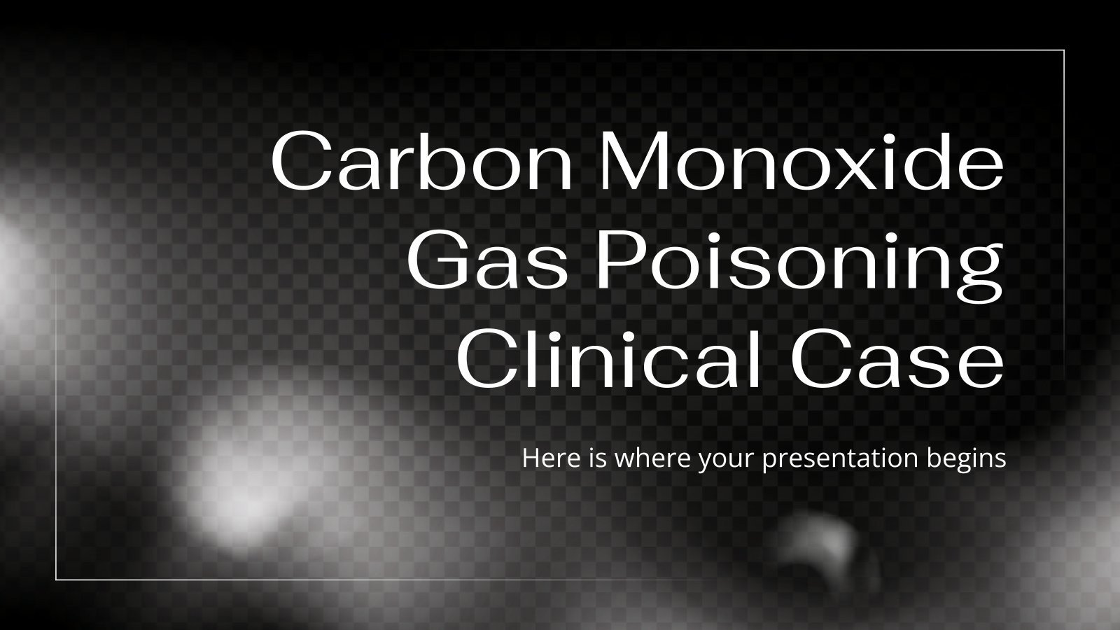 Carbon Monoxide Gas Poisoning Clinical Case Google Slides