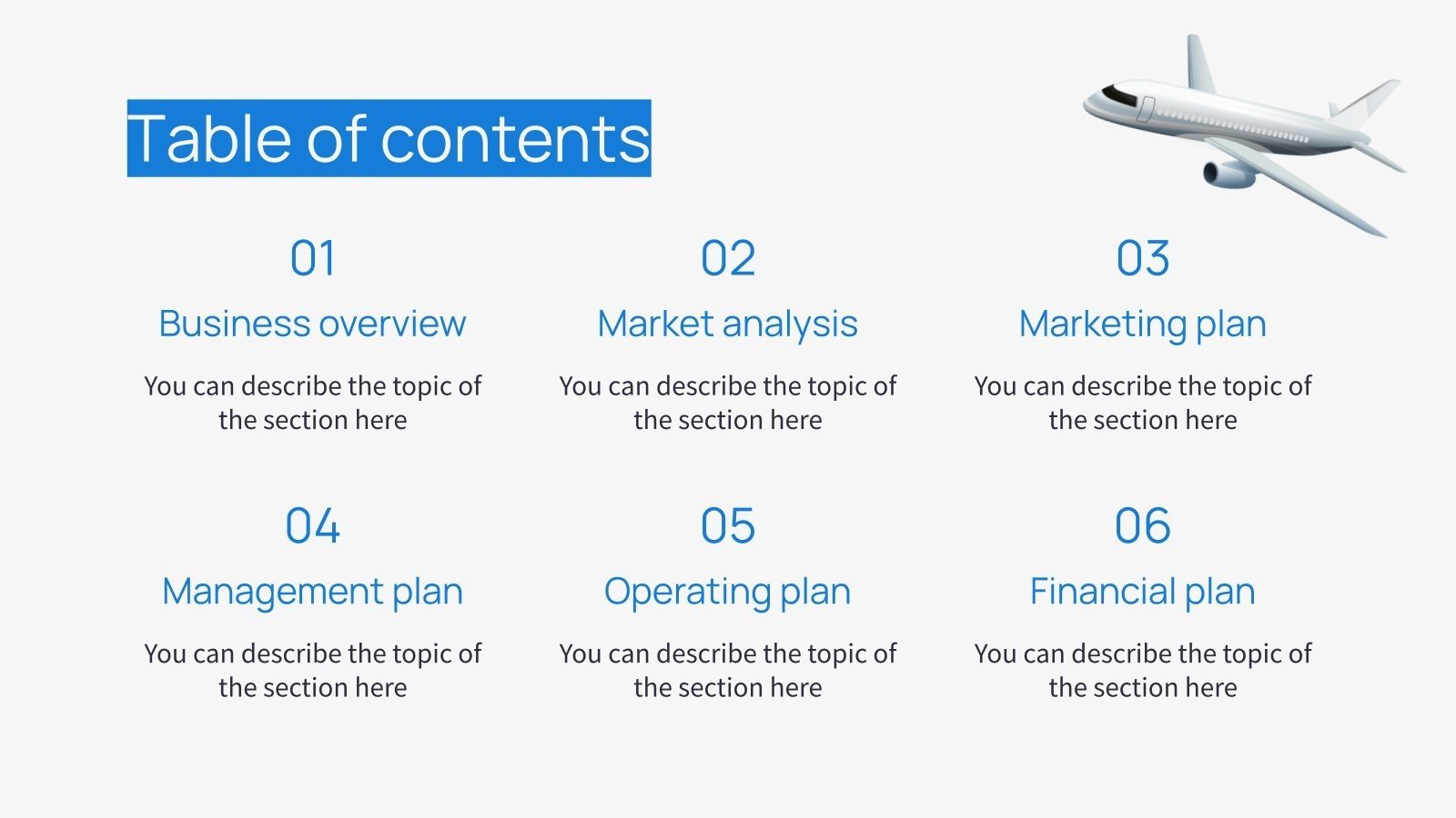 Airline Business Plan Google Slides PowerPoint Airline Business Plan Google Slides PowerPoint