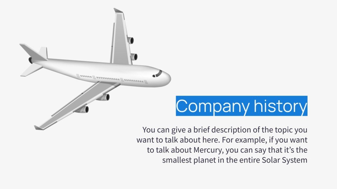 Airline Business Plan Google Slides PowerPoint