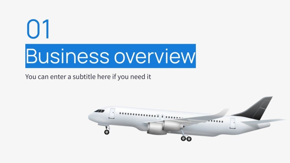 Airline Business Plan Google Slides PowerPoint