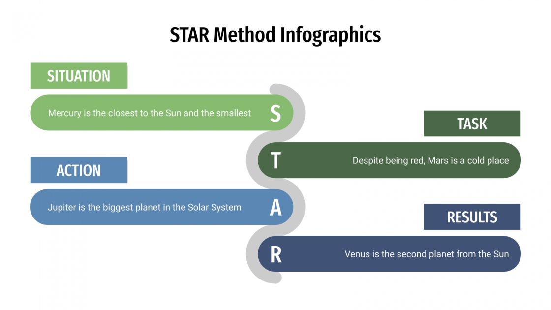 Free STAR Method Infographics for Google Slides and PPT