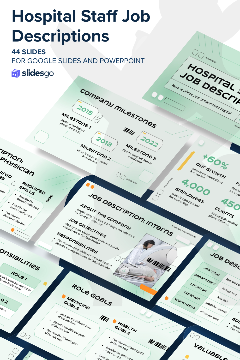 Hospital Staff Job Descriptions Google Slides & PowerPoint