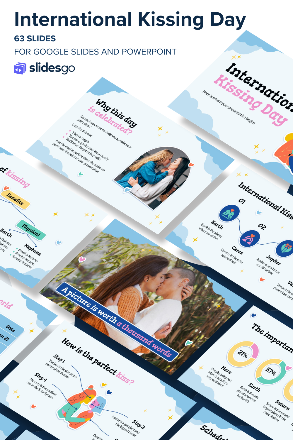 International Kissing Day | Google Slides & PowerPoint