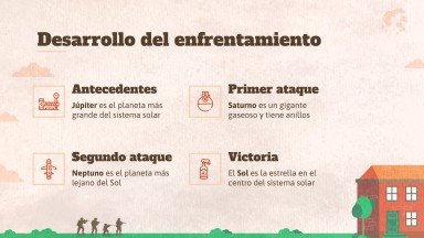 Battle of La Concepción History Class presentation template 