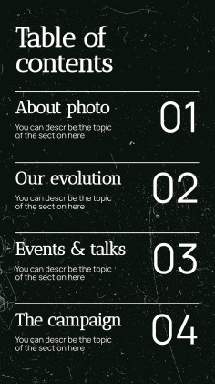 National Photograph Month in USA presentation template 