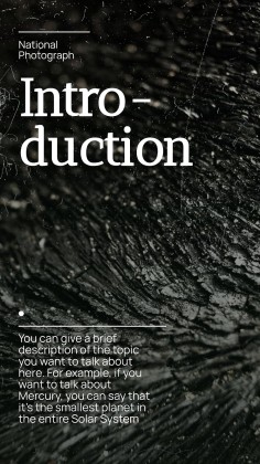 National Photograph Month in USA presentation template 