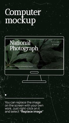 National Photograph Month in USA presentation template 