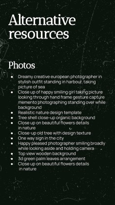 National Photograph Month in USA presentation template 