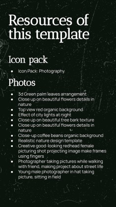 National Photograph Month in USA presentation template 