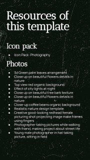 National Photograph Month in USA presentation template 