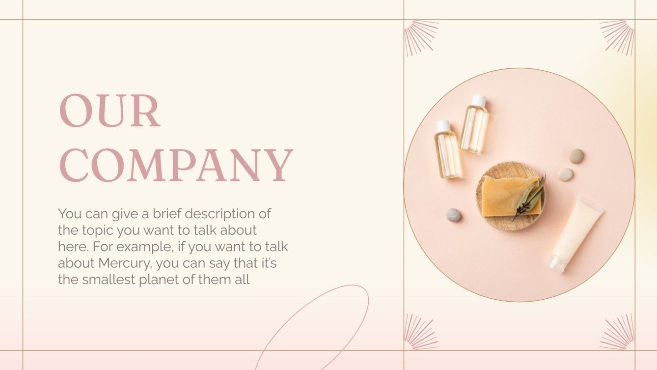 Skin Care Products Brand Business Plan Google Slides & PPT