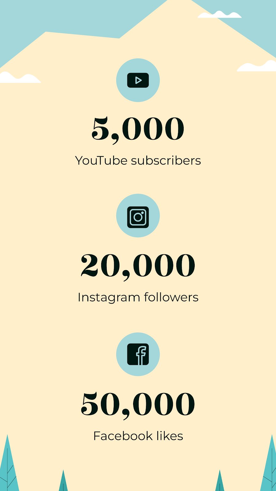 Let's Go Snowboarding IG Stories Google Slides & PPT