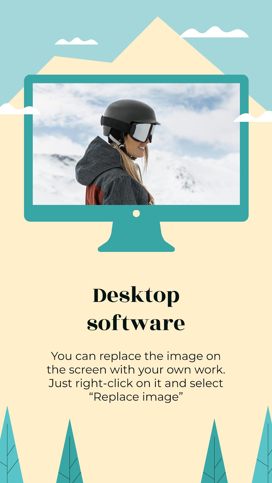 Let's Go Snowboarding IG Stories Google Slides & PPT