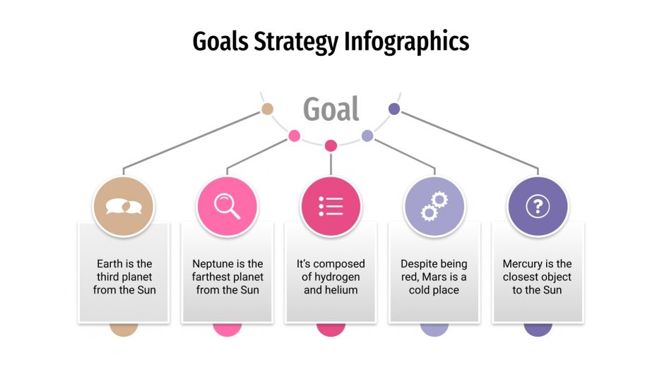 Goals Strategy Infographics for Google Slides and PowerPoint