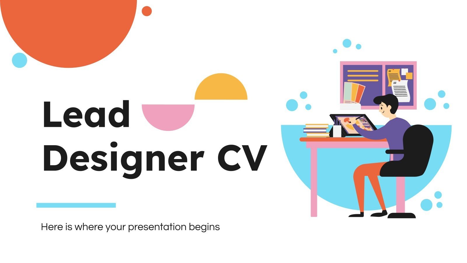Lead Designer CV Google Slides & PowerPoint
