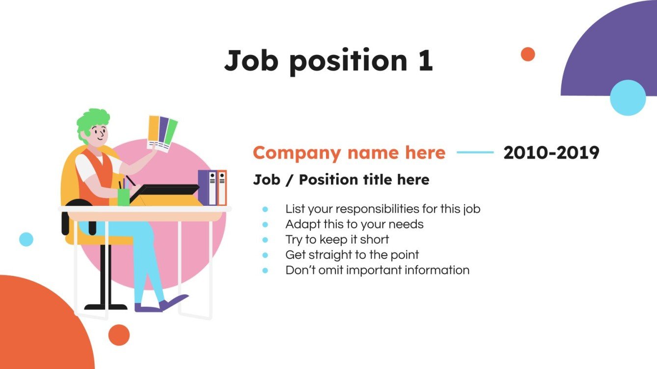 Lead Designer CV Google Slides & PowerPoint