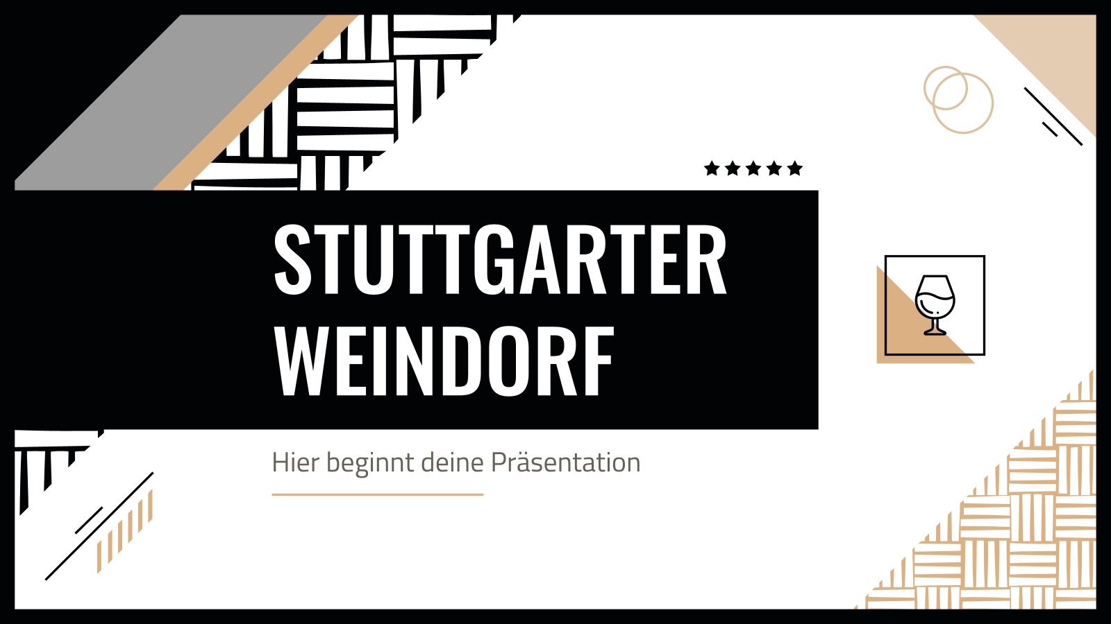 Stuttgarter Weindorf Präsentationsvorlage