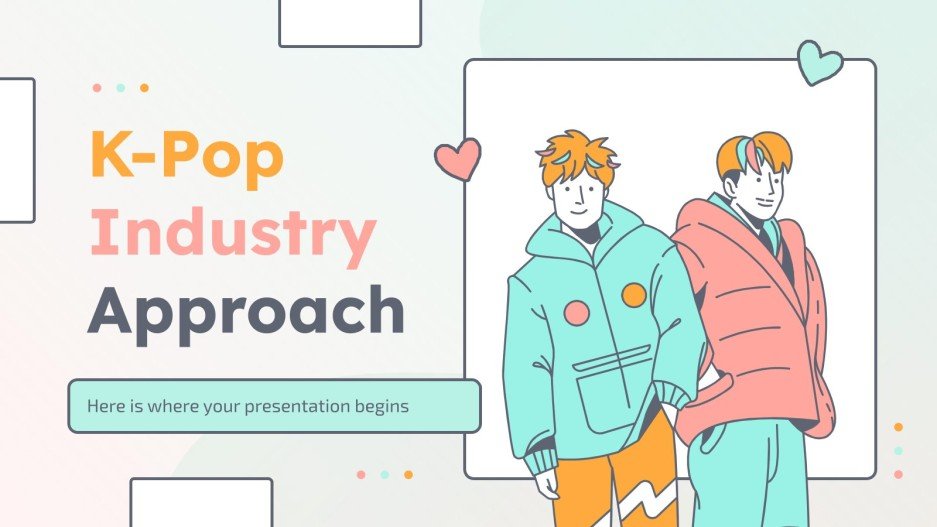 Free K-pop templates for Google Slides and PowerPoint