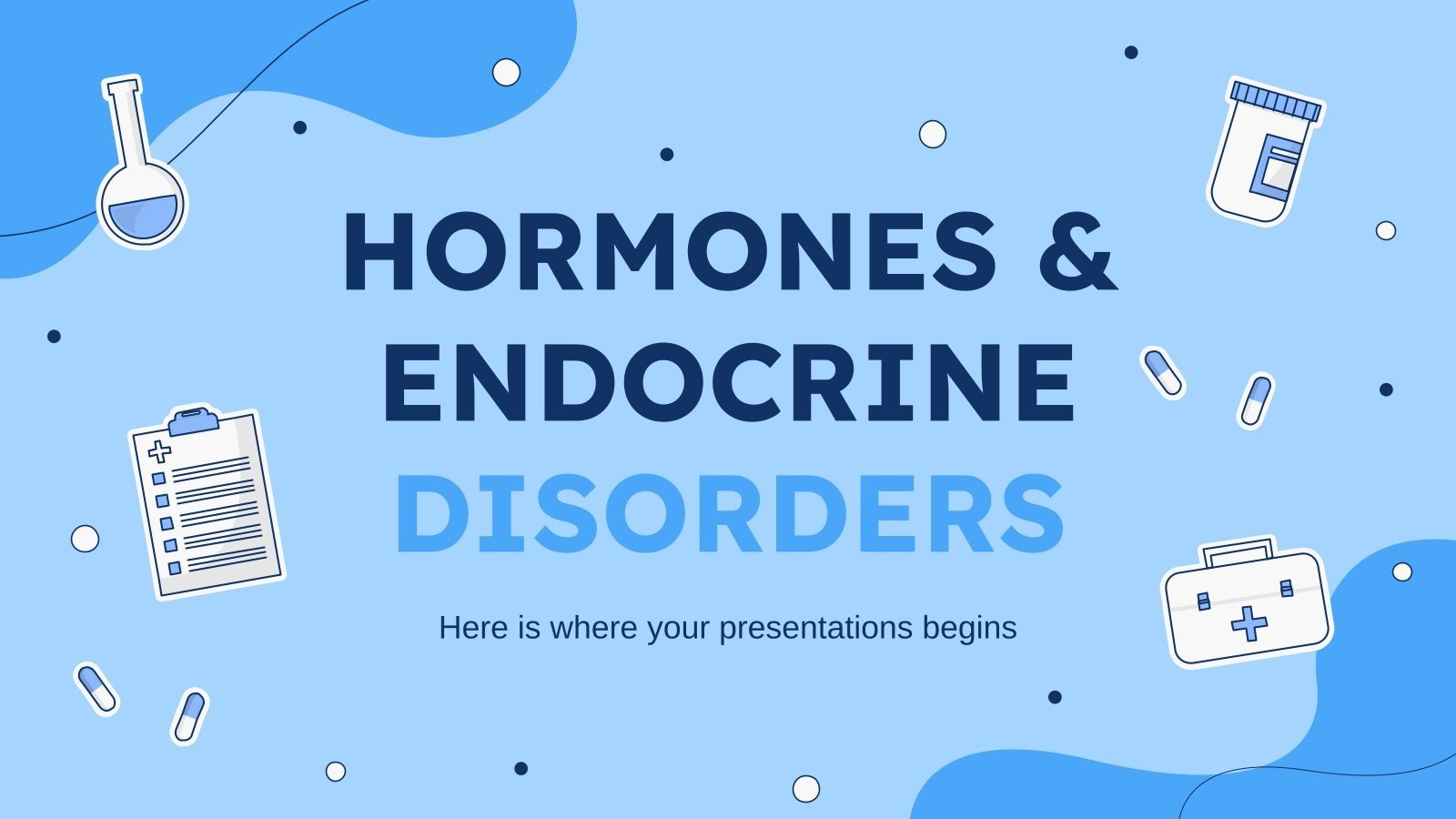 Hormones et maladies endocriniennes Modèles de présentation