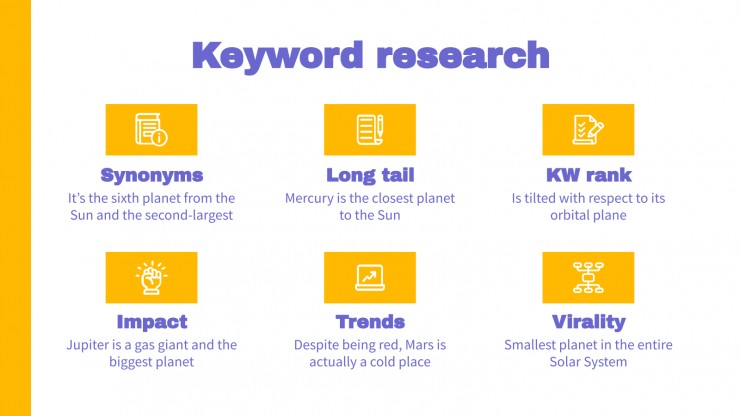 Modelo de apresentação Relatório mensal sobre SEO