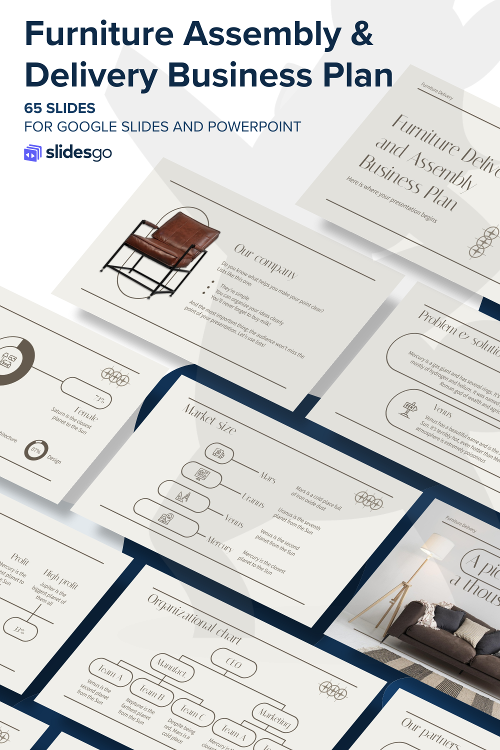 Furniture Delivery and Assembly Business Plan Google Slides