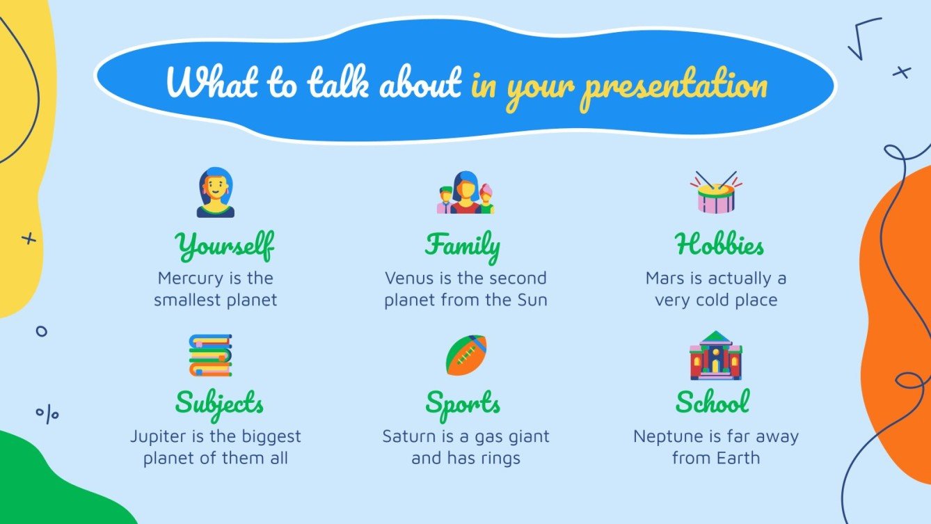Self Introduction for School Students | Google Slides & PPT