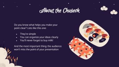 Chuseok Festivity presentation template
