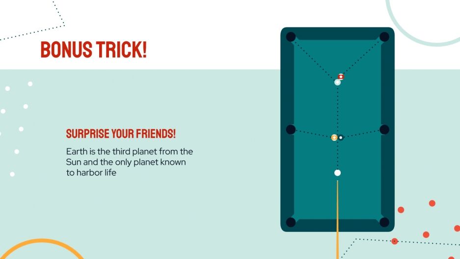 Pool Table Tricks! Template for Google Slides & PowerPoint