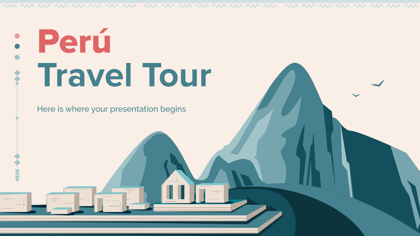 Peru Travel Tour presentation template 