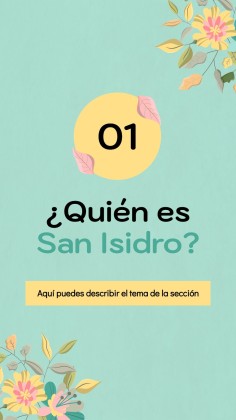 산 이시드로 축제 프레젠테이션 템플릿