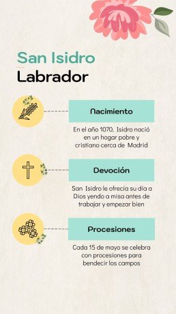 산 이시드로 축제 프레젠테이션 템플릿