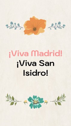 산 이시드로 축제 프레젠테이션 템플릿