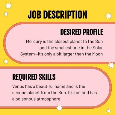 Wir suchen dich! Instagram Posts Präsentationsvorlage