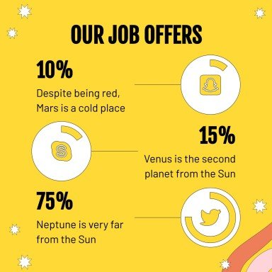 Wir suchen dich! Instagram Posts Präsentationsvorlage