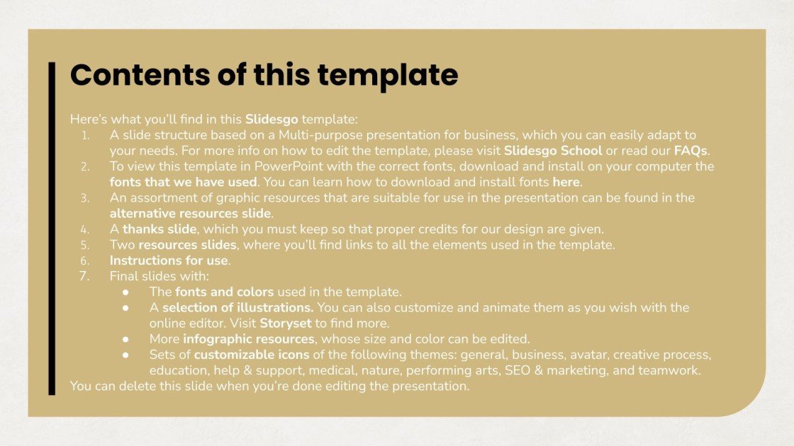 Slideshow for Sales Interview Google Slides & PowerPoint