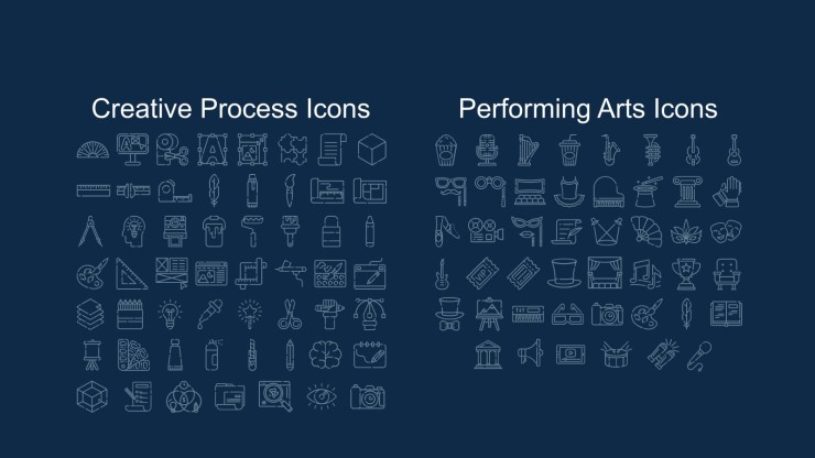 Modelo de apresentação Lição com notas visuais