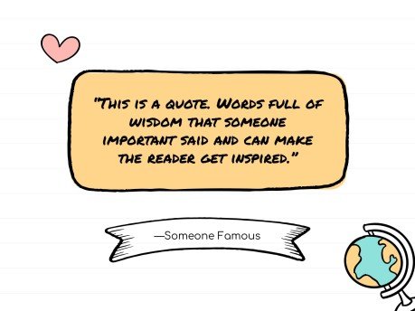 Sketchnotes-Lektion Präsentationsvorlage