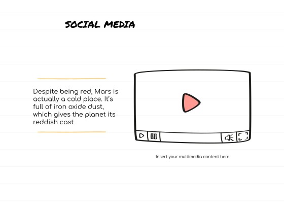Sketchnotes-Lektion Präsentationsvorlage
