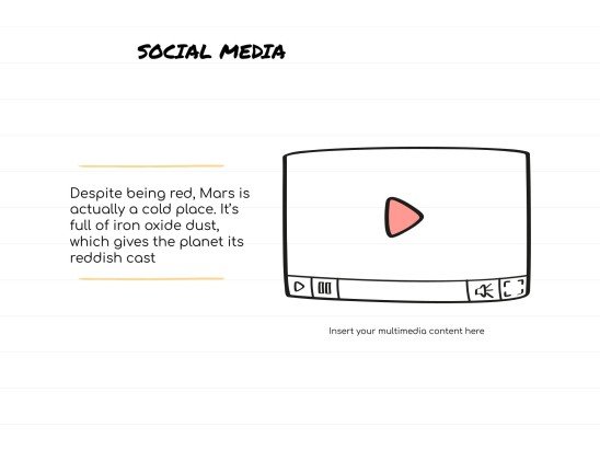 Sketchnotes-Lektion Präsentationsvorlage