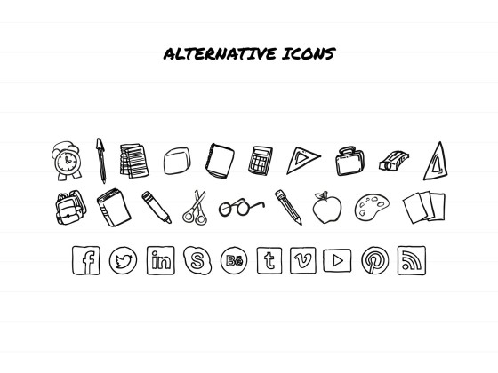 Sketchnotes-Lektion Präsentationsvorlage