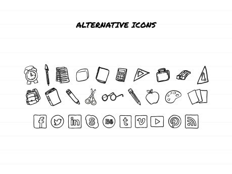 Sketchnotes-Lektion Präsentationsvorlage