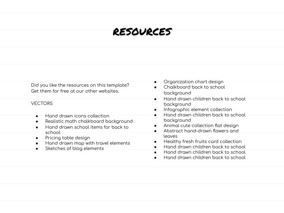 Sketchnotes-Lektion Präsentationsvorlage