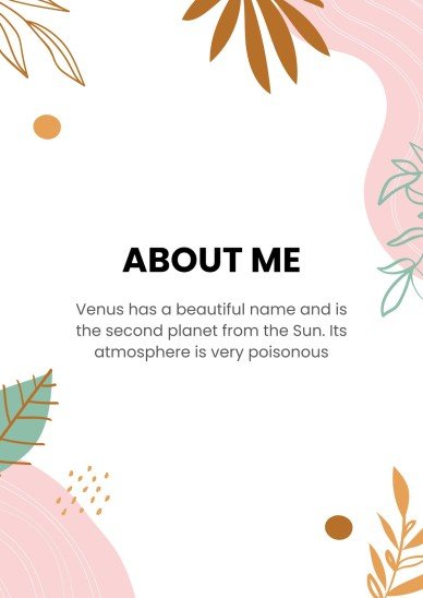 파스텔 톤의 포트폴리오 프레젠테이션 템플릿