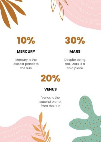 파스텔 톤의 포트폴리오 프레젠테이션 템플릿